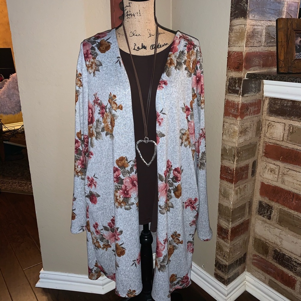 Floral Duster Cardigan